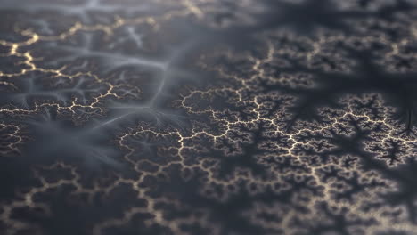 abstract golden fractal network