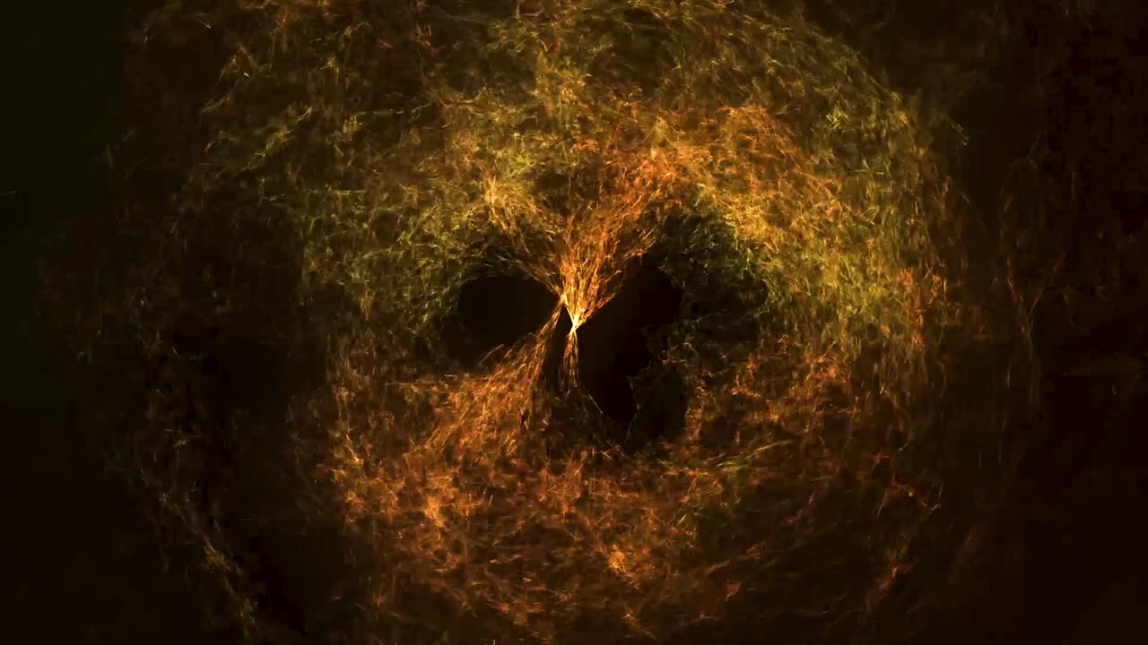 fondo de fuego abstracto con telón de fondo giratorio luminoso. brillante. brillo marco redondo con círculos de luz efecto de luz