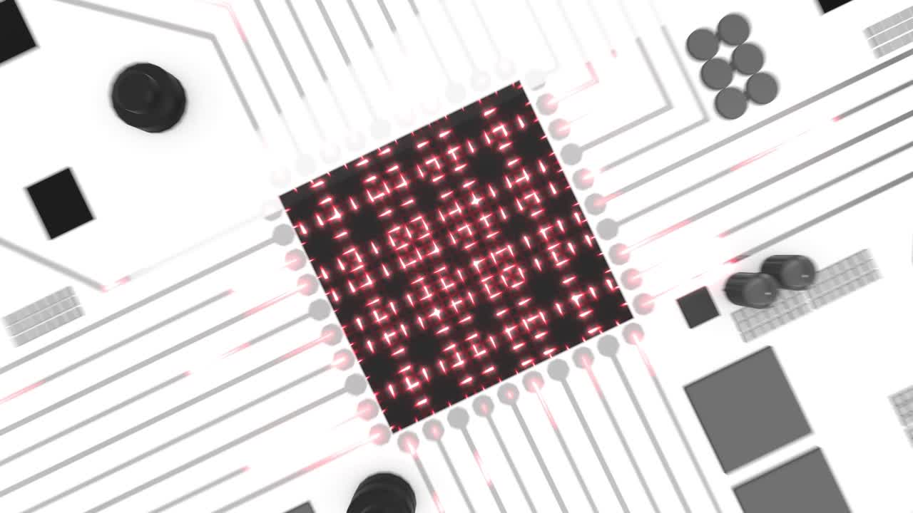 túnel de datos blanco (nsa) concepto de bucle 4k