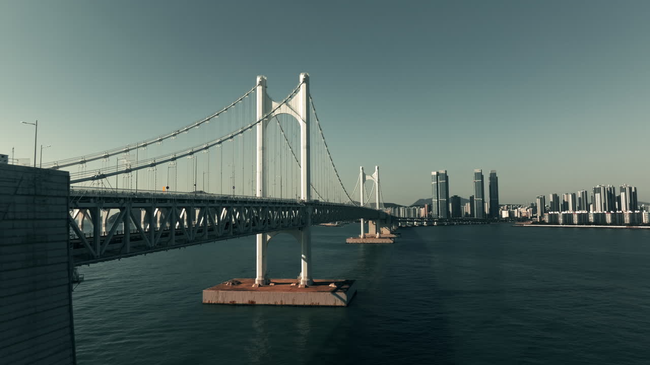 Suspension Bridge Over the Water