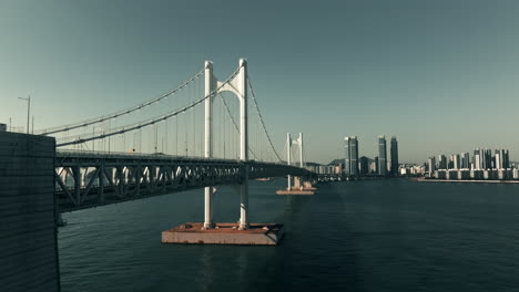 suspension bridge over the water