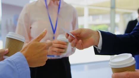 Caucasian-business-people-interacting-with-each-other-during-a-seminar-4k