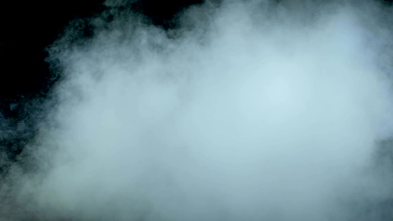 현실적인 건조 얼음 연기 구름