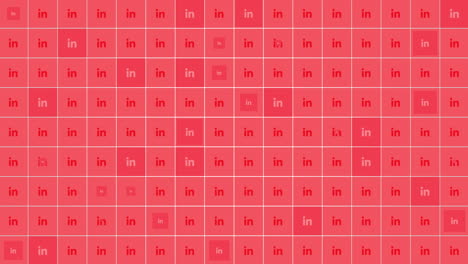 Iconos-De-Linkedin-En-El-Fondo-De-La-Red