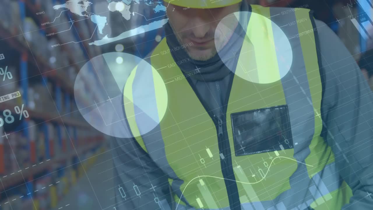 창고에서 일하는 사람에 대한 통계 및 금융 데이터 처리의 활성화