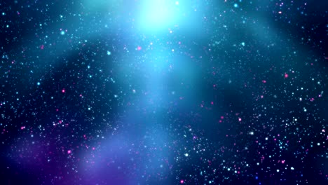 círculo de fondo de partículas brillantes de colores