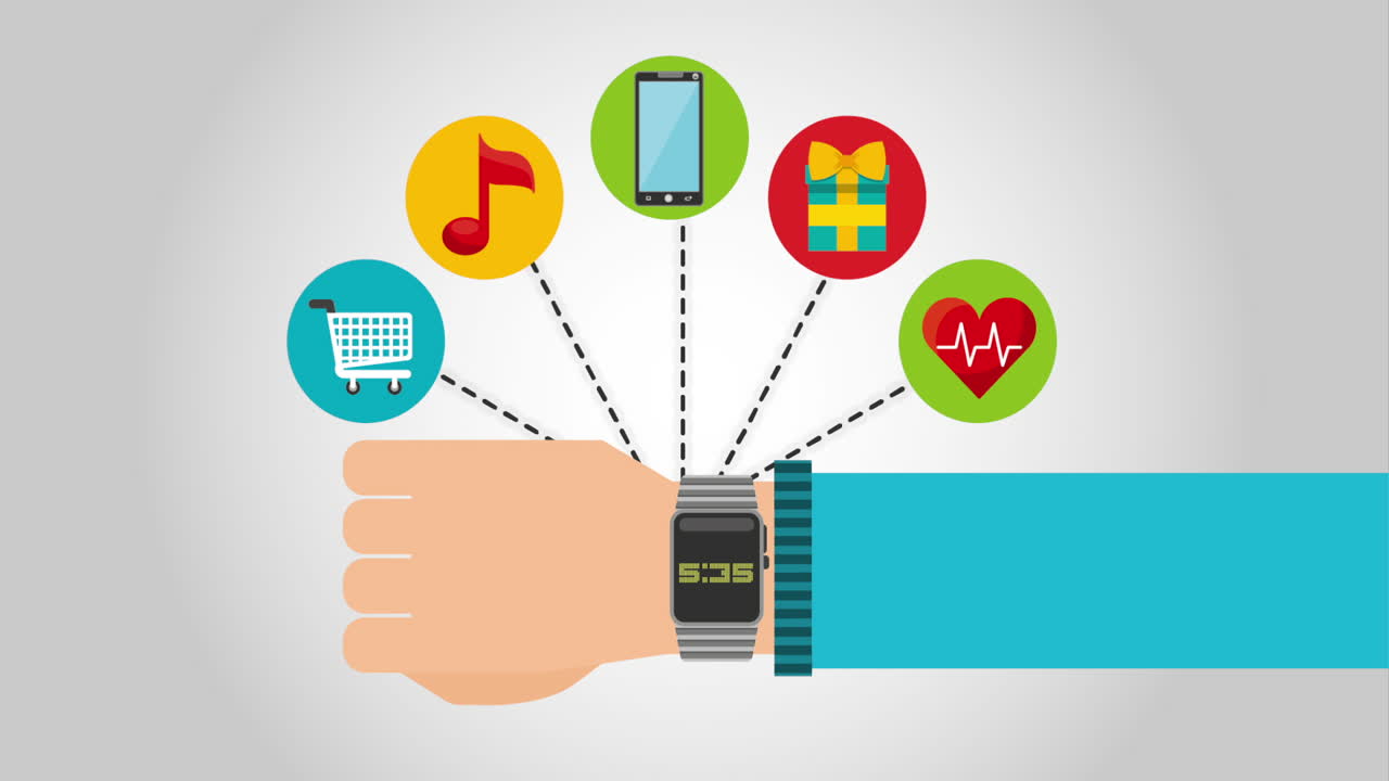 reloj inteligente con características conectadas