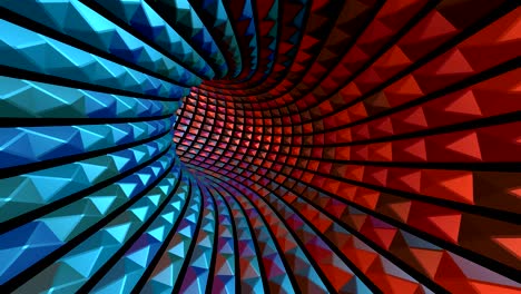 4k uhd vj colorful flashing light wormhole tunnel