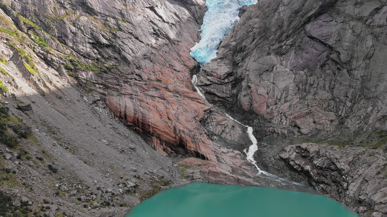 A massive glacier in Norway