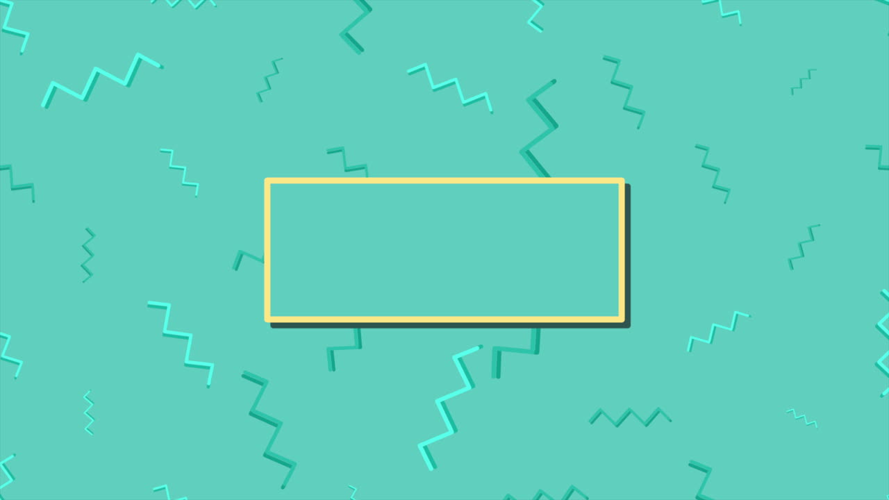 movimiento abstracto geométrico zigzag verde memphis fondo