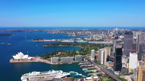 Sydney---Rundflug-über-Den-Runden-Kai