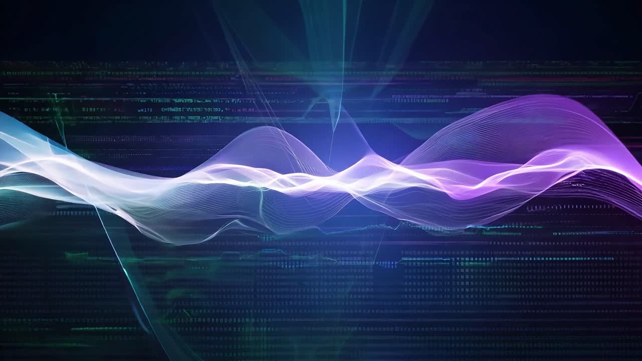 Abstract digital wave background