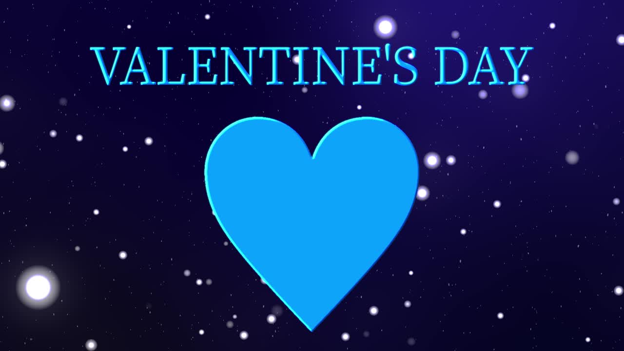 mensaje de valentín texto animación gráficos de movimiento