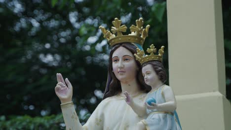 bandel church contains this mother mary statue