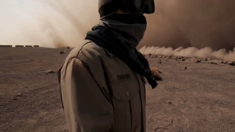 Soldier in Sandstorm