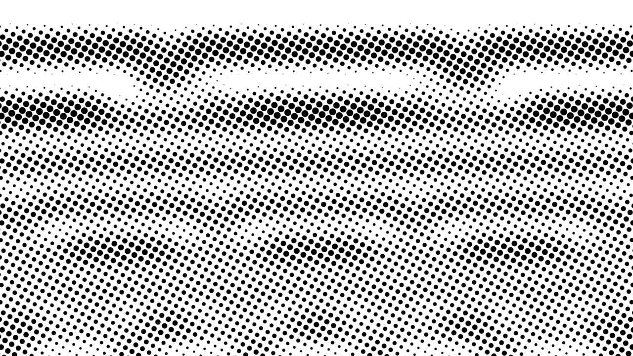 medio tono de muchos puntos, fondo abstracto generado por computadora, fondo de renderización 3d con efecto de ilusión óptica