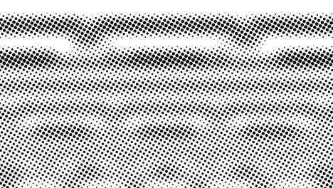 halve toon van veel punten, computer gegenereerde abstracte achtergrond, 3d-rendering achtergrond met optische illusie-effect