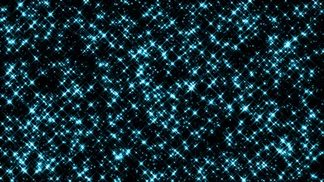 4k glittering blue particles. looped overlay