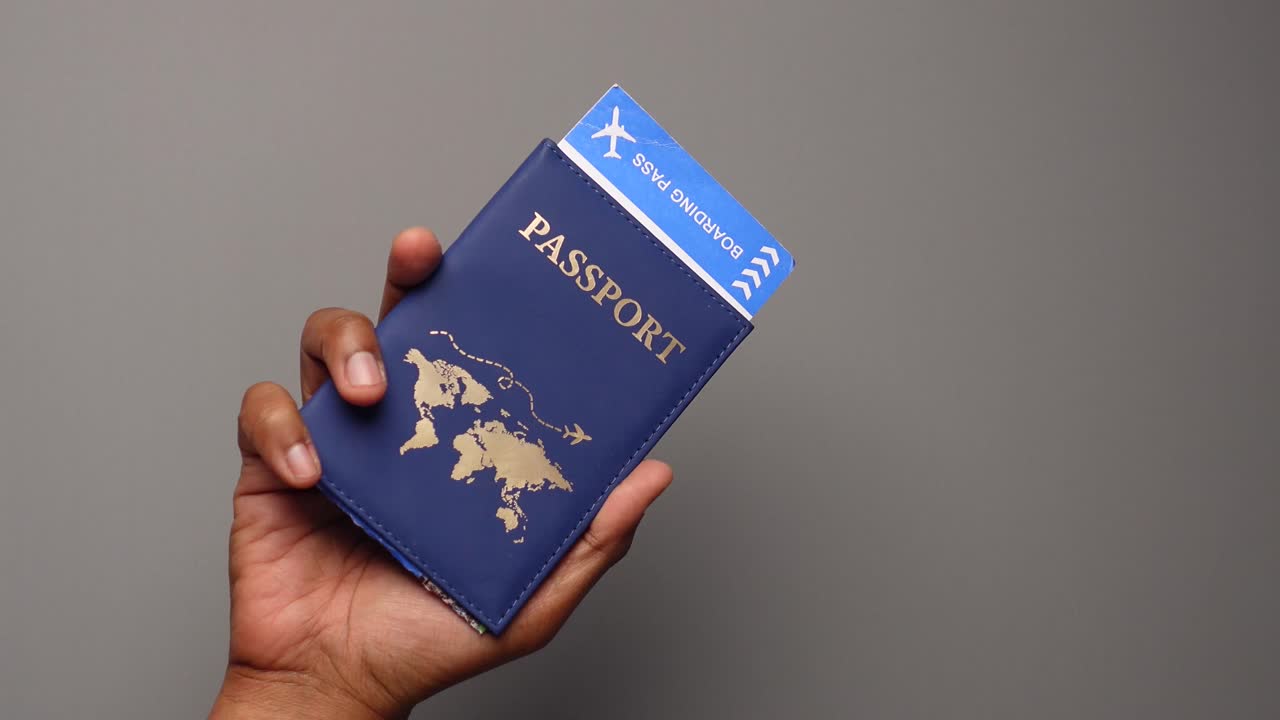 Passport and Boarding Pass for Travel