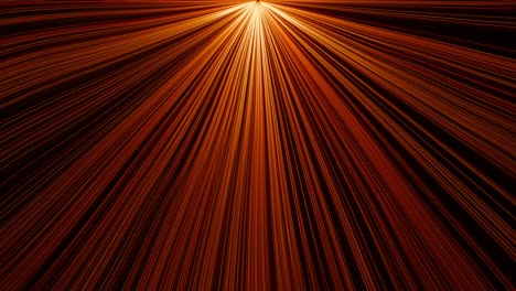 4k abstract background with shining golden ray light ripple with soft turbulence effect seamless loop. abstract background psychedelic pattern motion turbulent wavy of gold orange light beam.