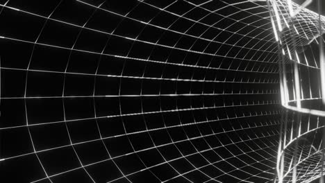 ciencia de la red abstracta del plexo. fondo de movimiento. animación en bucle