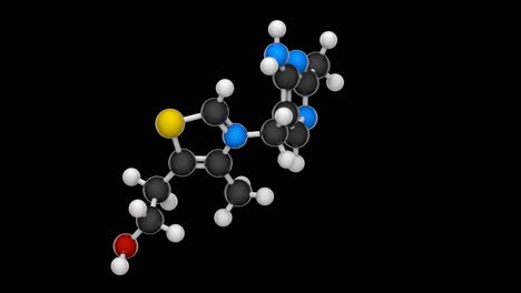 vitamin b1(thiamine or aneurine). rgb + alpha (transparent) channel.