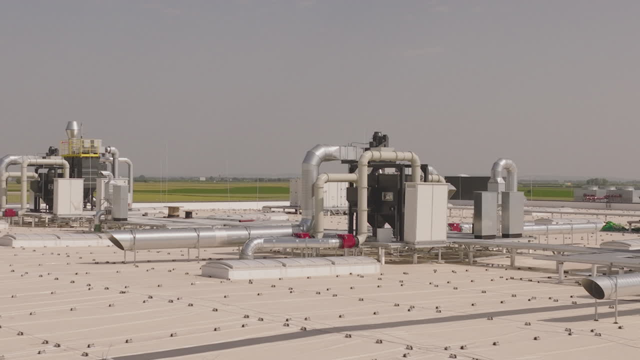 Industrial Rooftop Ventilation System