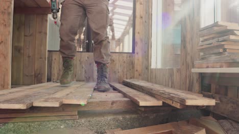 Wooden-Floor-Installation-Inside-The-Farm-Greenhouse