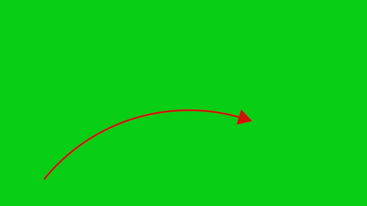 flecha animada moviéndose hacia arriba en el fondo de chromakey. gráfico animado del mercado de valores. gráfico de precios de las acciones.
