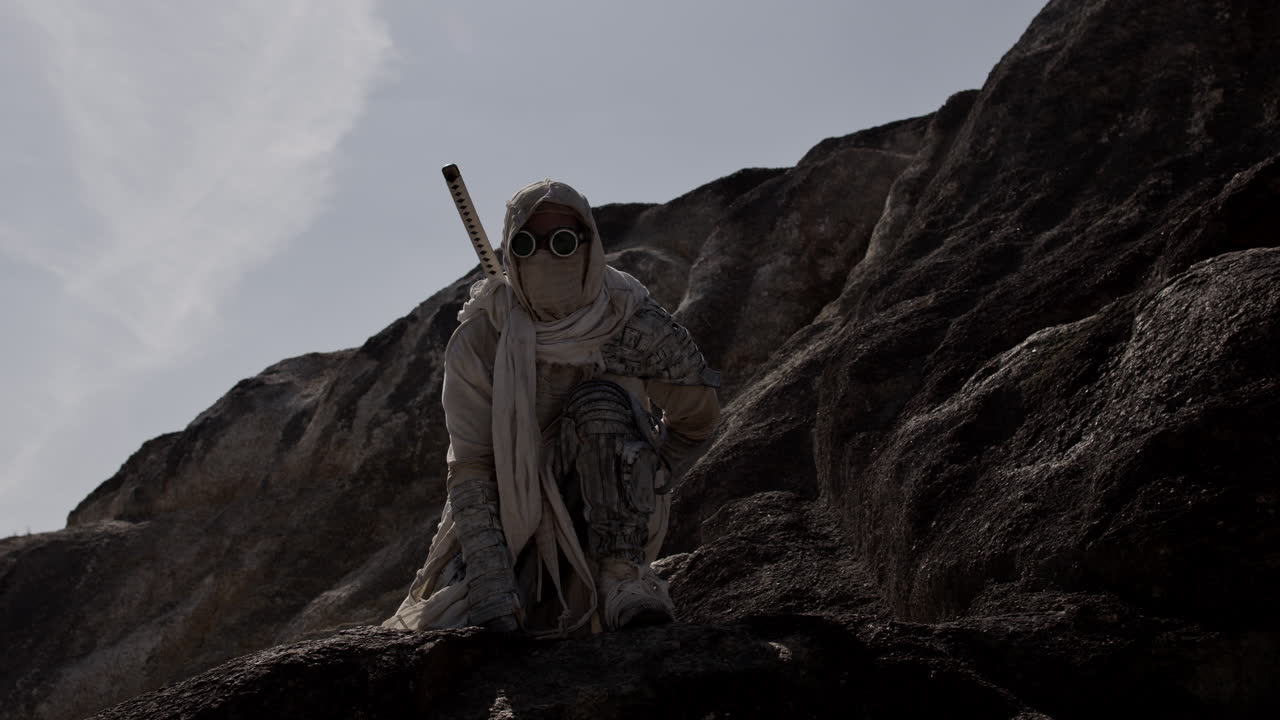 Desert Warrior on a Mountaintop