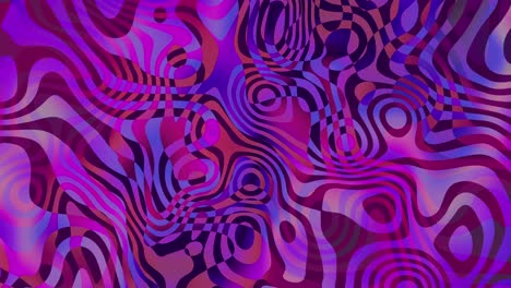 loopable mesmerizing psychedelic abstract pattern - swirling shapes and vibrant colors in purple, pink, and blue - dynamic, hypnotic and surreal visual effect - turbulent background