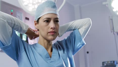 profesional médico que trabaja en un hospital