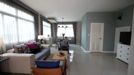 modern open plan home decoration