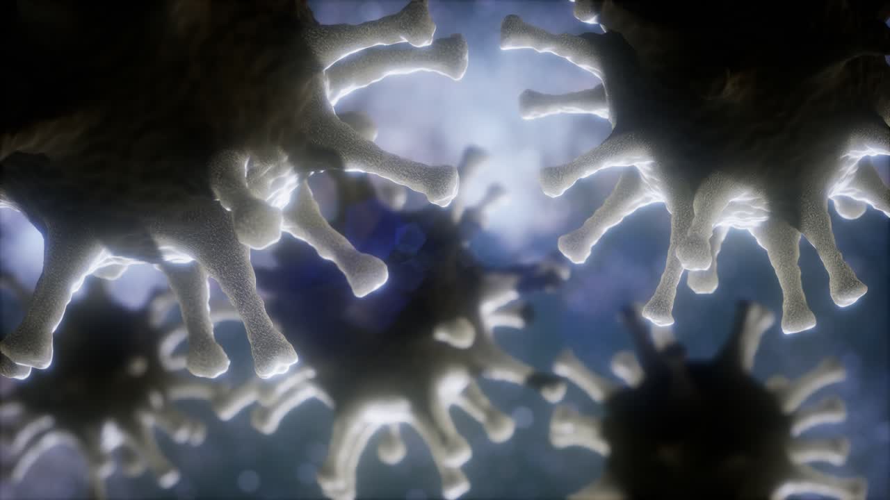 rotación del bucle del coronavirus covid-2019