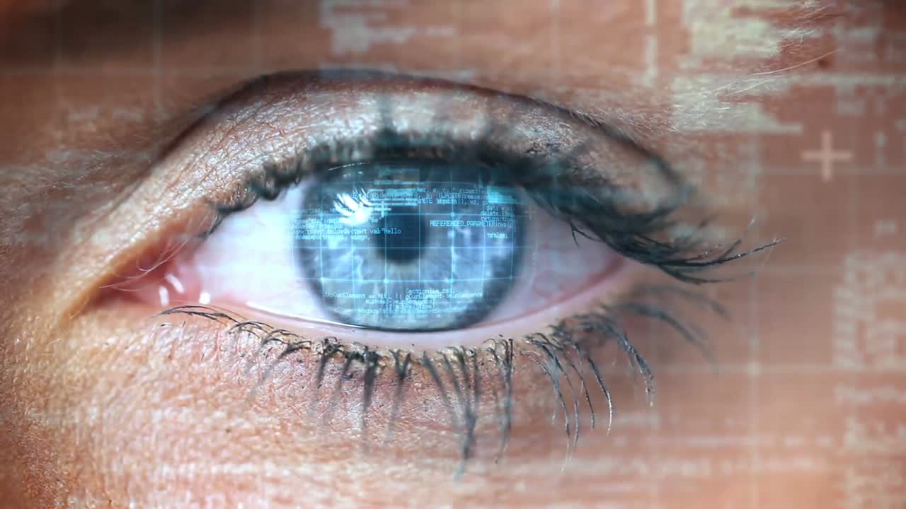 apertura del ojo azul