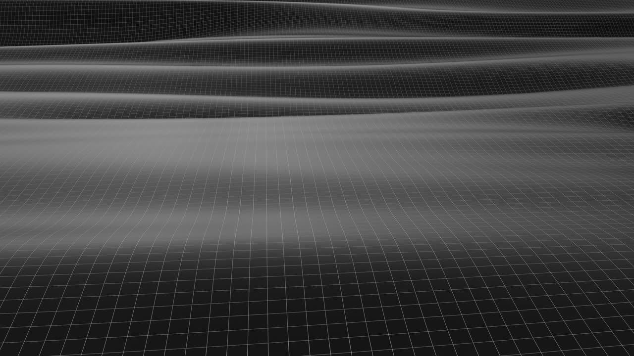 slowly moving dark matte surface. infinity loop 3d animation. | freepik