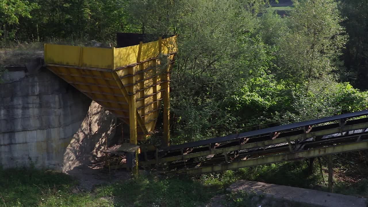 Conveyor Belt and Vegetation