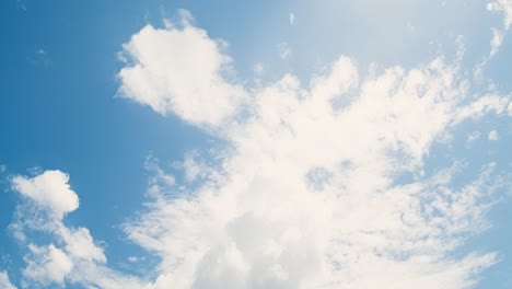 beautiful time lapse of clouds and storm cloud formation