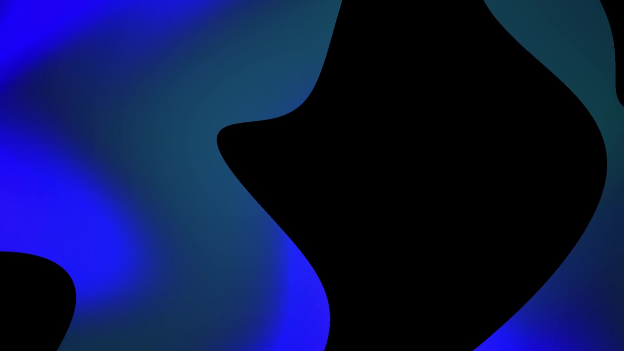 Abstract Motion Background with Fluid Blue and Teal Shapes