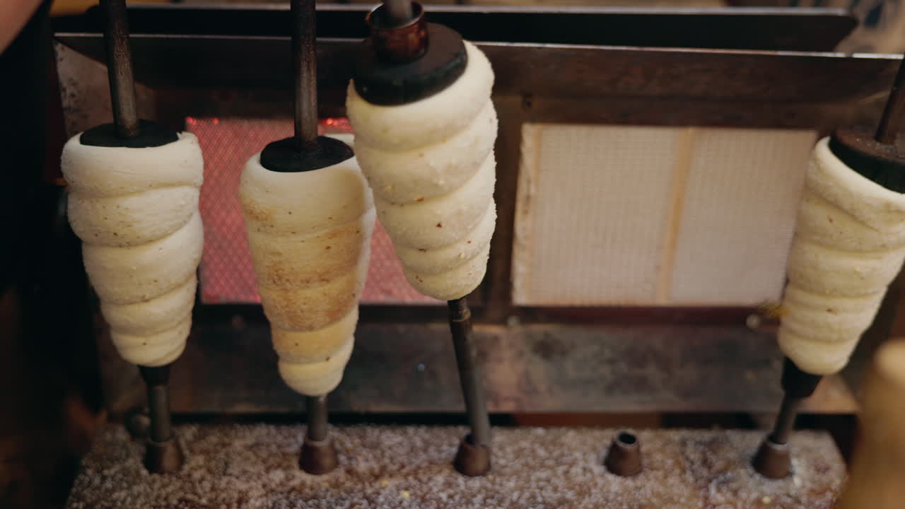Trdelnik baking