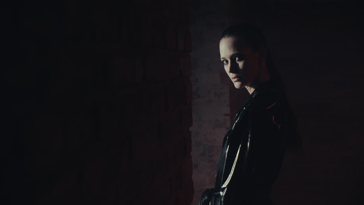 Dark Fashion Portrait of a Woman