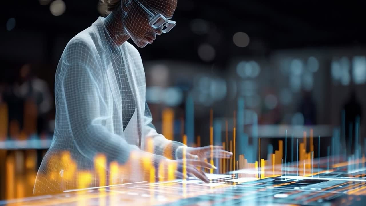 Expert in advanced data visualization technology in modern settings