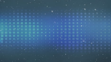 animación del patrón sobre manchas brillantes de luz y fondo azul