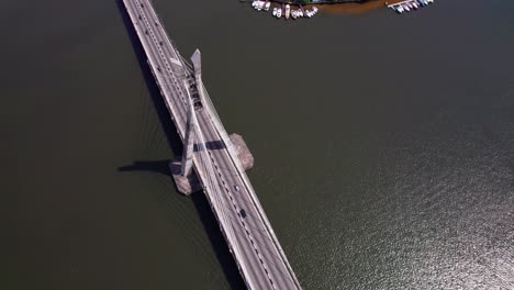 Die-Lekki-ikoyi-Verbindungsbrücke-Ist-Ein-Beliebtes-Wahrzeichen-In-Lagos,-Nigeria