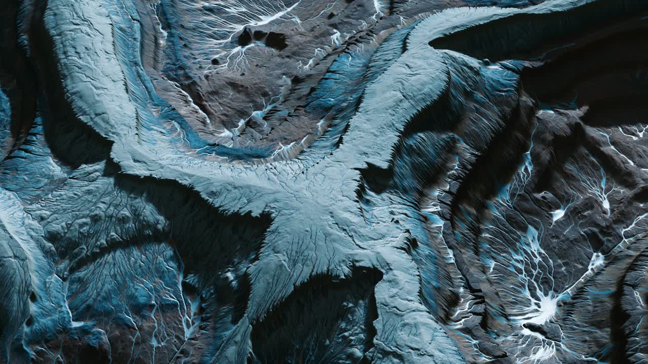 vista del paisaje del planeta alienígena