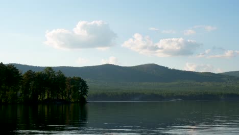 serene lakeside scenery