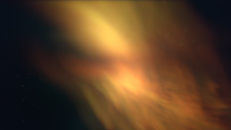 fantasía ondas amarillas oscuras en el espacio negro