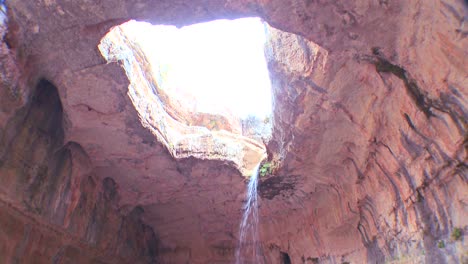 A-waterfall-in-a-cave-in-Lebanon-1