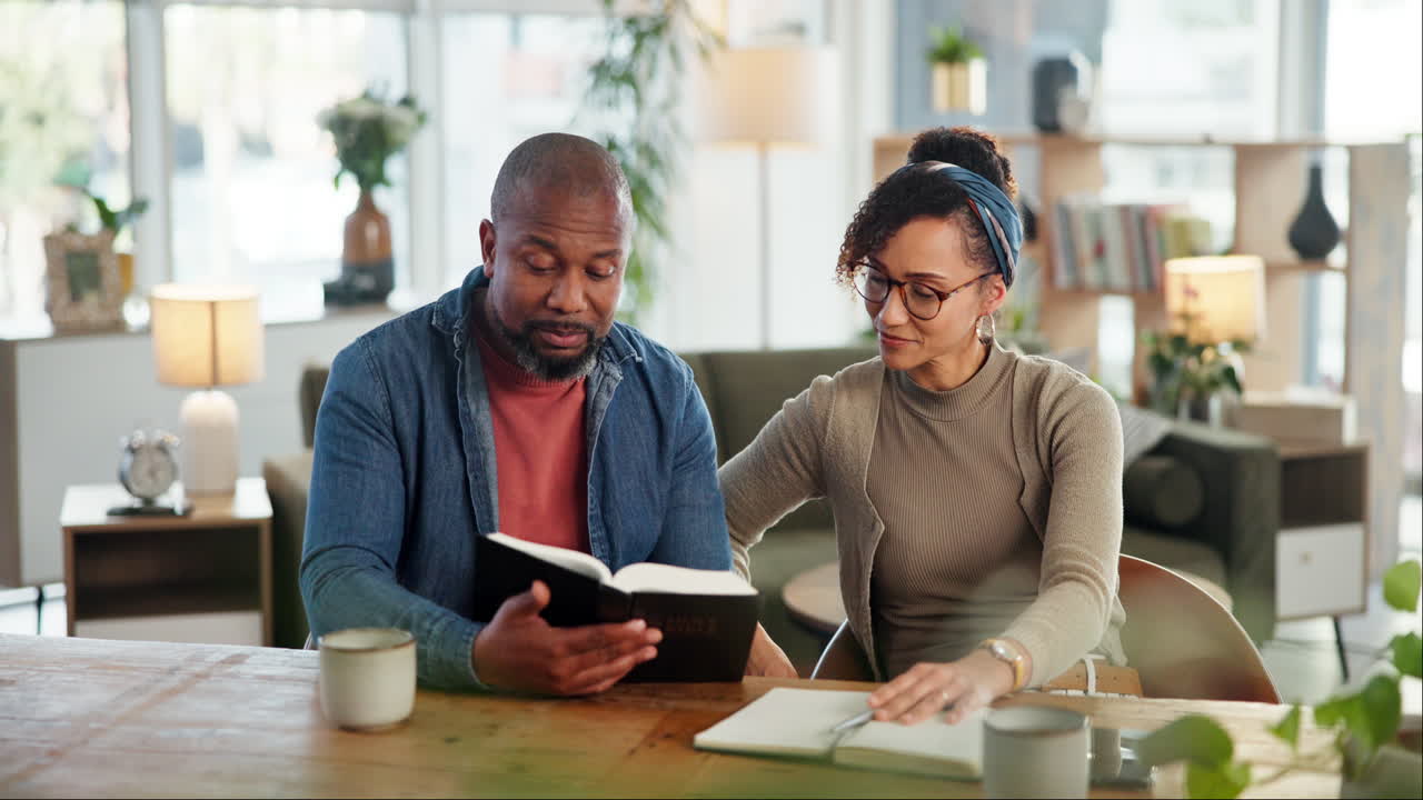 Couple Studying the Bible