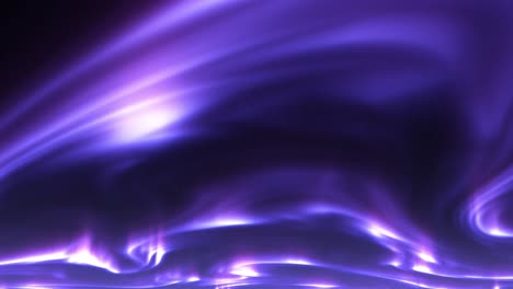 purple aurora borealis in the night sky, seamless loop